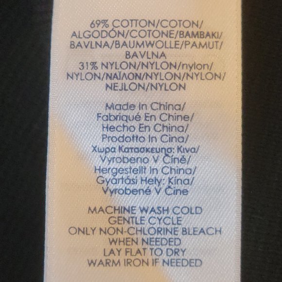 Chaps Cotton Blend Button Cardigan - Picture 8 of 9